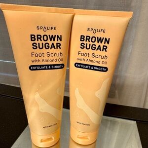 Alife Brown Sugar Foot Scrub with Almond Oil - Orange